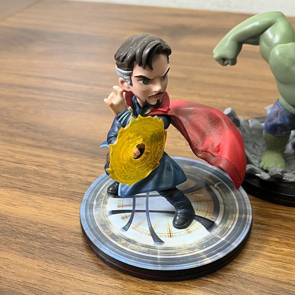 Marvel Q Fig Spider-Man Hulk‎ Deadpool Dr Strange Rocket Racoon and Groot